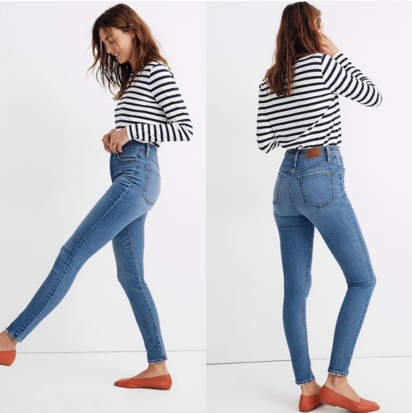 Madewell 11" High Rise Skinny Jeans, Size 28 - Picture 2 of 6